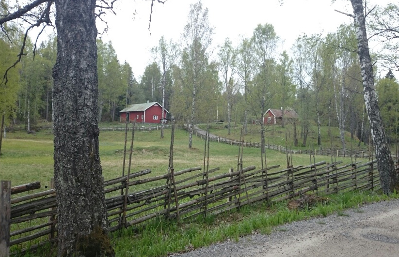 bild på torpstugan paradiset från vägen